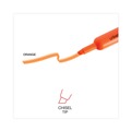 Highlighters | Universal UNV08863 Fluorescent Ink Chisel Tip Desk Highlighters - Orange (1 Dozen) image number 7