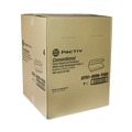 Food Trays, Containers, and Lids | Pactiv Corp. 0TH10099Y000 9.75 in. x 5 in. x 3.25 in. Foam Hinged Lid Containers - White (560/Carton) image number 3