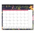 Bulletin Boards | Blueline CA1716BD 22 in. x 17 in. 18-Month (Jul 2025-Dec 2026) Academic Desk Pad Calendar - White/Multicolor Sheets/Black Headband image number 0