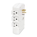 Surge Protectors | Innovera IVR71651 6 AC Outlets 4 ft. Cord 540 Joules Surge Protector - White image number 2