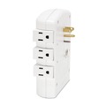 Surge Protectors | Innovera IVR71651 6 AC Outlets 4 ft. Cord 540 Joules Surge Protector - White image number 2
