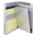 File Folders | Saunders 10507 Snapak Aluminum Side-Open Forms Folder with 0.38 in. Clip Capacity for 5 in. x 9 in. Sheets - Silver image number 1