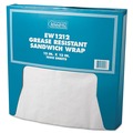  | Bagcraft P057012 Grease-Resistant 12 in. x 12 in. Paper Wrap/Liner - White (1000/Box, 5 Boxes/Carton) image number 1