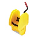 Mop Buckets | Rubbermaid Commercial Yellow Mop Wringer - WaveBreak 2.0 Down-Press Plastic image number 0