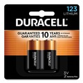 Batteries | Duracell DL123AB2PK 3V 123 Specialty High-Power Lithium Battery (2/Pack) image number 0