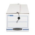 Mailing Boxes & Tubes | Bankers Box 00018 Liberty 9 in. x 24.25 in. x 7.5 in. Check and Form Boxes - White/Blue (12/Carton) image number 1