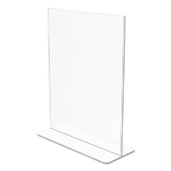 OFFICE PRESENTATION SUPPLIES | Deflecto 590801 8.5 in. x 11 in. Insert Superior Image Double Sided Sign Holder - Clear