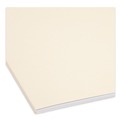 File Folders | Smead 19545 SuperTab 0.75 in. Expansion Reinforced Guide Height Fastener Folders - Manila/Legal Size (50/Box) image number 4