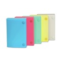 Sheet Protectors | C-Line 58335 Holds (100) 3 in. x 5 in. Cards 5.38 in. x 1.25 in. x 3.5 in. Polypropylene Index Card Case - Assorted Colors image number 1