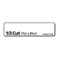 Dividers & Tabs | Avery 05027 0.94 in. x 3.44 in. Extra-Large TrueBlock File Folder Labels - White (18/Sheet, 25 Sheets/Pack) image number 1