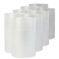 Food Trays, Containers, and Lids | Universal 4087906 12 in. x 200 ft. 0.19 in. Thick Bubble Packaging Perforated Every 12 in. - Clear (8/Carton) image number 0