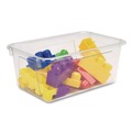 Boxes & Bins | Storex 62464U05C Cubby Bin, 1.8 gal, 7.8-in x 12.09-in x 5.18-in, Clear, 5/Pack image number 3