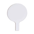 White Boards | Flipside 10036 9 in. x 5 in. Dry Erase Paddle - White Surface (12/Pack) image number 0