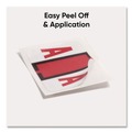 Labels | Smead 67070 1 in. x 1.25 in. A-Z Color-Coded End Tab Filing Labels - White (26 Rolls/Box) image number 3