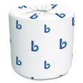 Just Launched | Boardwalk B6180 2-Ply Septic Safe 125 ft. Roll Length Toilet Tissue - White (96/Carton) image number 1
