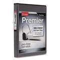 Binders | Cardinal 10301 11 in. x 8.5 in. ClearVue 3-Ring 1 in. Capacity Easy Open Slant-D Ring Binder - Black image number 0