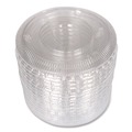 Cups and Lids | Boardwalk BWKPRTLID4 Lids for 3.25 oz. to 5.5 oz. Souffle/Portion Cups - Clear (2500/Carton) image number 3