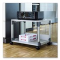 Office Carts & Stands | Durable 371010 System 48 23.6 in. x 18.7 in. x 17 in. 2 Shelves Metal Multi-Function Trolley - Gray image number 3