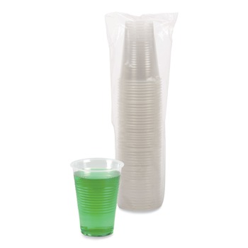 Boardwalk BWKTRANSCUP14CT 14 oz. Plastic Cold Cups - Translucent (1000/Carton)