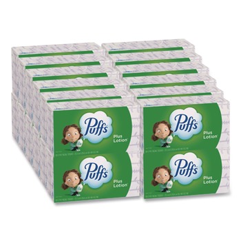PRODUCTS | Puffs 80337535 2-Ply Plus Lotion Facial Tissue - White (24 Boxes/Carton)