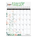 Bulletin Boards | House of Doolittle 3462 12-Month (Jan to Dec): 2026 12 in. x 16.5 in. Recycled Wild Flower Wall Calendar - White/Multicolor Sheets image number 6