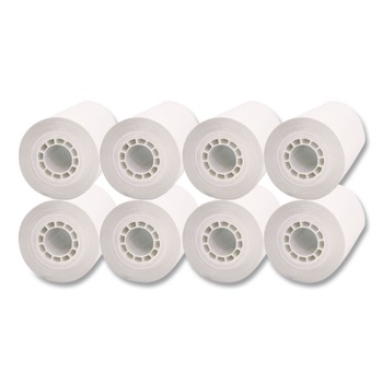 PM Company 05217 3.13 in. x 230 ft. Direct Thermal Printing Thermal Paper Rolls - White (8/Pack)