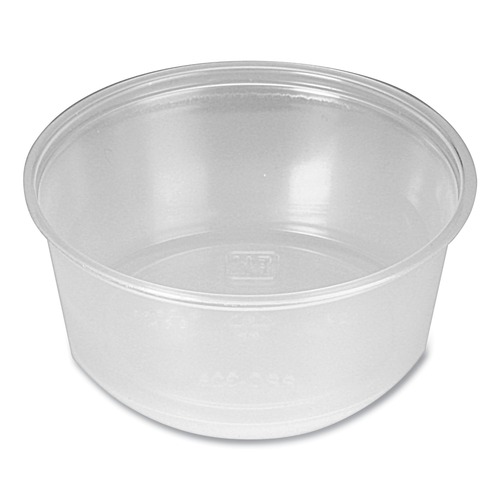 Food Trays, Containers, and Lids | Fabri-Kal PPC325 3.25 oz Plastic Portion Cups - Clear (2500/Carton) image number 0