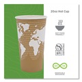  | Eco-Products EP-BHC20-WA 20 oz. World Art Renewable Compostable Hot Cups (1000/Carton) image number 4