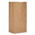 Paper Bags | Ross & Wallace Paper Products 100304500PK/BL 5 in. x 3.13 in. x 9.88 in. #4 Size Grocery Paper Bags - Kraft (500/Bundle) image number 0