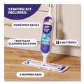 Office & Office Supplies | Swiffer 80714901 15.4 in. x 5.3 in. White/Purple Cloth Head PowerMop Starter Kit and 26 in. Silver Aluminum Handle image number 6