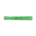 Highlighters | Universal UNV08862 Chisel Tip Fluorescent Green Ink Green Barrel Desk Highlighters (1 Dozen) image number 1