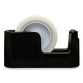 Back to School Sale! Save an additional 15%! | Scotch C-24 3 in. Core ABS Heavy Duty Weighted Desktop Tape Dispenser with One Roll of Tape - Black image number 3