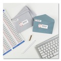 Copy & Printer Paper | Avery 05167 0.5 in. x 1.75 in. Easy Peel White Address Labels with Sure Feed Technology - White (80/Sheet, 100 Sheets/Box) image number 3