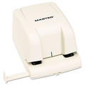 Staple Punches | Master EP210 EP210 1/4 in. Holes 12-Sheet Electric/Battery-Operated Two-Hole Punch - Beige image number 1