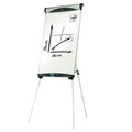 Easels | Quartet EU500E 27 in. x 39 in. Euro Magnetic Presentation Easel - White Surface, Satin Aluminum Frame image number 0