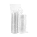 Bowls and Plates | Dart C16BCD 16 oz. PresentaBowls Plastic Bowl/Lid Combo-Paks - Clear (504/Carton) image number 2