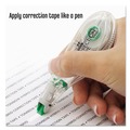 Erasers & Correction Supplies | Tombow 68721 0.17 in. x 394 in. MONO Non-Refillable Hybrid Style Correction Tape - Clear Applicator (10/Pack) image number 5