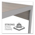 Office Desks & Workstations | Linea Italia LITSH763ASH Klin 33 in. x 19 in. x 29.5 in. Desk - Ash image number 5