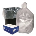 Trash Bags | Ultra Plus 1507252 60 Gallon 14 microns 38 in. x 60 in. Can Liners - Natural (200/Carton) image number 0