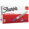 Permanent Markers | Sharpie 30008 Fine Bullet Tip Permanent Marker - Purple (1-Dozen) image number 1