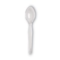 Just Launched | Dixie TH017 6 in. Heavyweight Plastic Cutlery Teaspoon - Crystal Clear (1000/Carton) image number 0