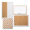 Bulletin Boards | MasterVision SOR032 Neutrals Positive Flow Message Board Set - Assorted Sizes/Colors (4/Pack) image number 0