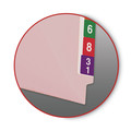 File Folders | Smead 25610 0.75 in. Expansion Shelf-Master Reinforced End Tab Colored Folders - Letter Size/Pink (100/Box) image number 5