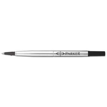 Parker 1950323 Medium Conical Tip Rollerball Pen Refill - Black Ink