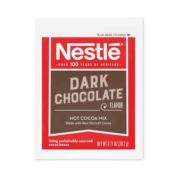  | Nestle 12096919 0.71 oz Hot Cocoa Mix Packet - Dark Chocolate (300/Carton)