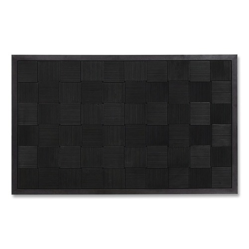 Floor Mats | Guardian PARQUET3X5 36 in. x 60 in. Parquet Wiper Scraper Mat - Black image number 0