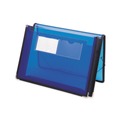 Just Launched | Smead 71953 1 Section 2.25 in. Expansion Poly Wallet - Letter Size, Translucent Blue image number 0