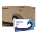 Disposable Gloves | Boardwalk BWK361LCT 3.6 mil Thick 9.5 in. Long Powder-Free Exam Vinyl Gloves - Large, Clear (100/Box, 10 Boxes/Carton) image number 0