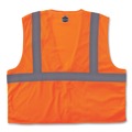 Safety & First Aid | Ergodyne 21049 GloWear 8210Z Class 2 Economy Mesh Vest Polyester Orange 4X-Large/5X-Large image number 2