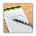Pens | BIC BU311BK BU3 Bold 1 millimeter Retractable Ballpoint Pen - Black Ink/Smoke/Black Barrel (1-Dozen) image number 3